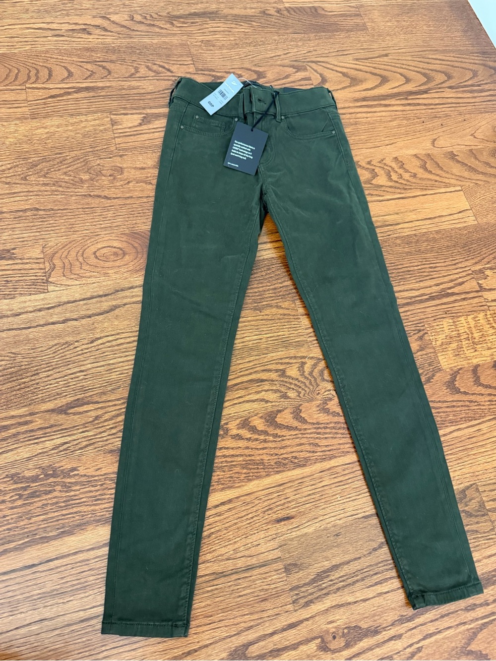 Ann Taylor Women's Skinny Jeans in Dark Olive Green